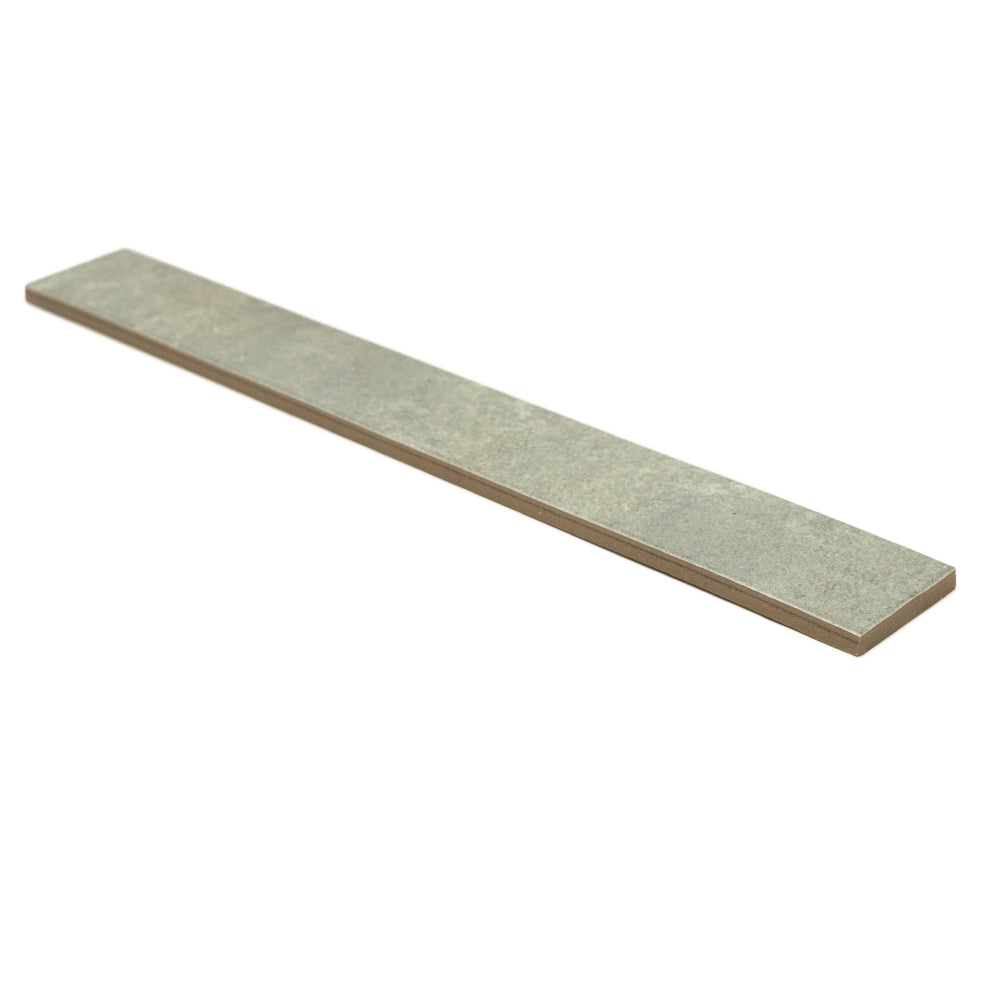 Vela 2" x 16" Green Field Porcelain Glossy Tile