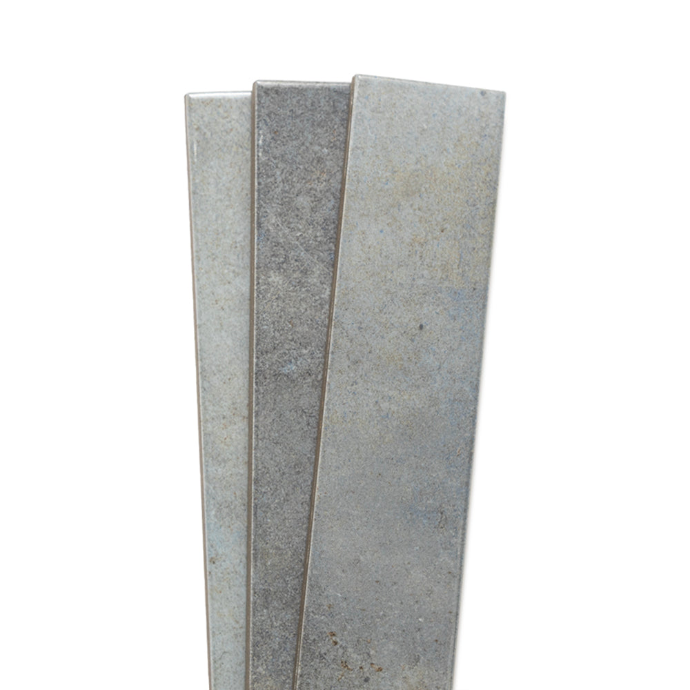 Vela 2" x 16" Moody Blue Porcelain Glossy Tile