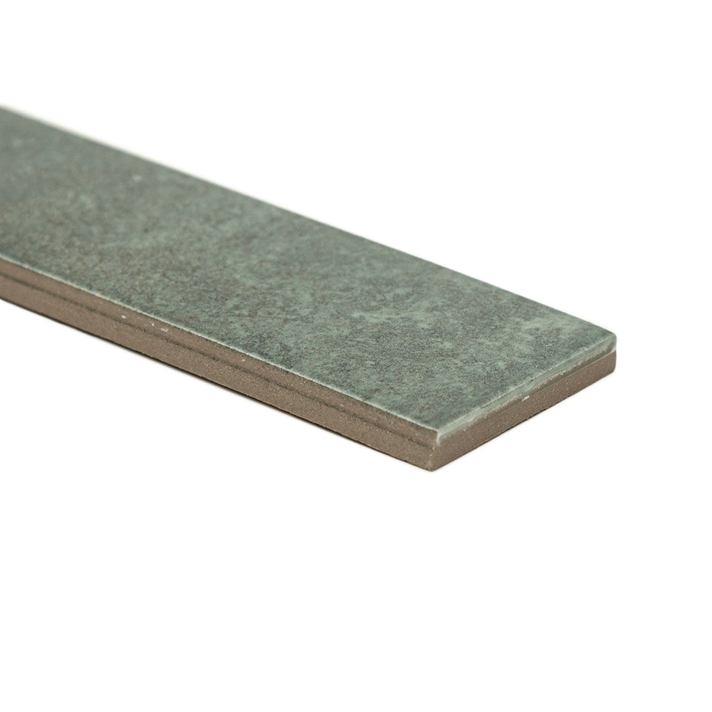 Vela 2" x 16" Oakmoss Porcelain Glossy Tile