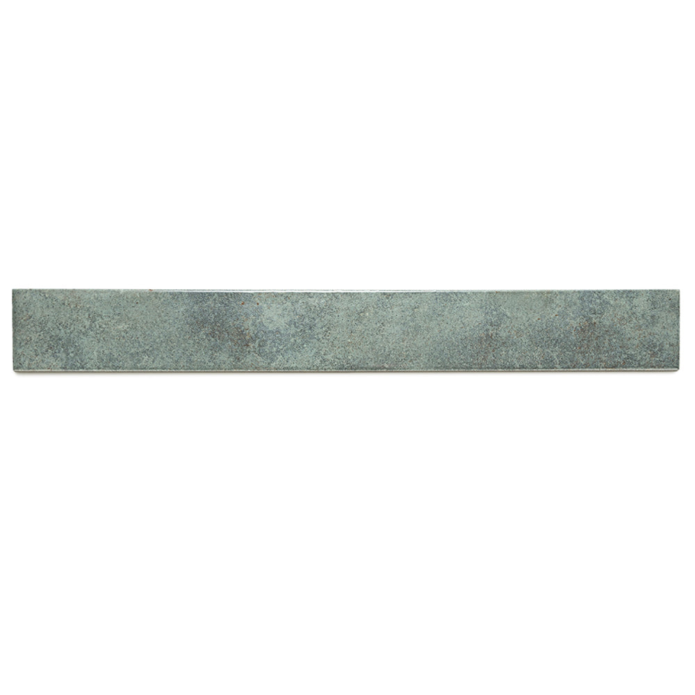 Vela 2" x 16" Oakmoss Porcelain Glossy Tile