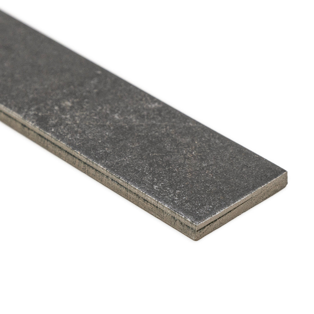 Vela 2" x 16" Soot Porcelain Glossy Tile