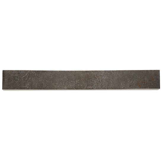 Vela 2" x 16" Soot Porcelain Glossy Tile
