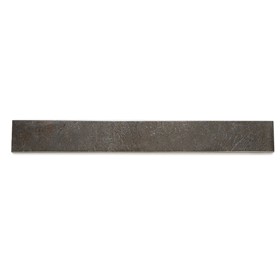 Vela 2" x 16" Soot Porcelain Glossy Tile