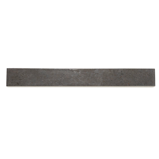 Vela 2" x 16" Soot Porcelain Glossy Tile