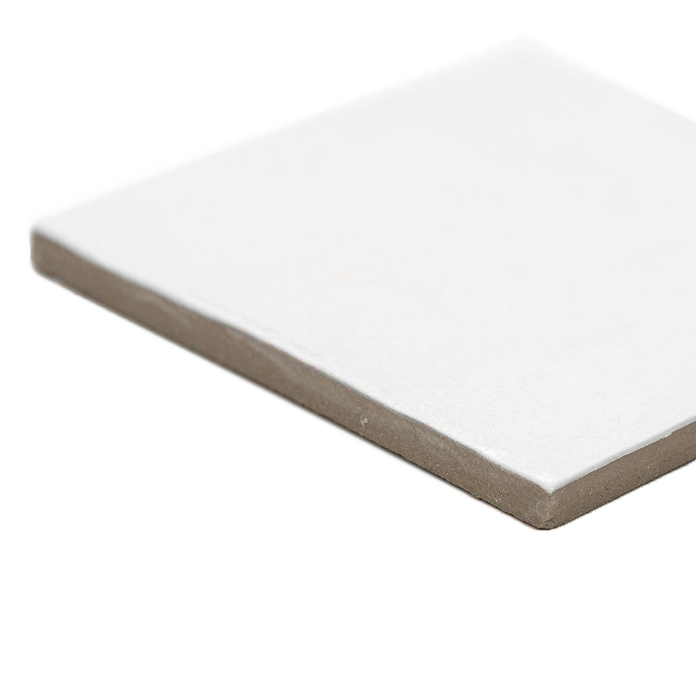 Vela 4" x 4" Clean Porcelain Glossy Tile