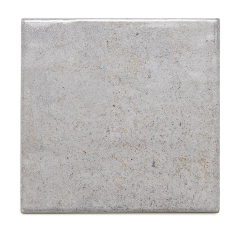 Vela 4" x 4" Dim Gray Porcelain Glossy Tile