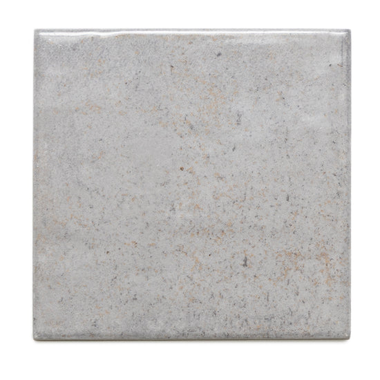Vela 4" x 4" Dim Gray Porcelain Glossy Tile