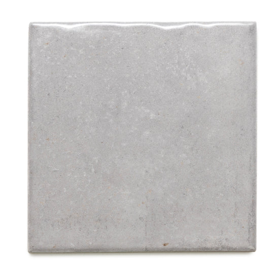Vela 4" x 4" Dim Gray Porcelain Glossy Tile