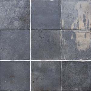 Vela 4"x4" Deep Royal Porcelain Glossy Tile