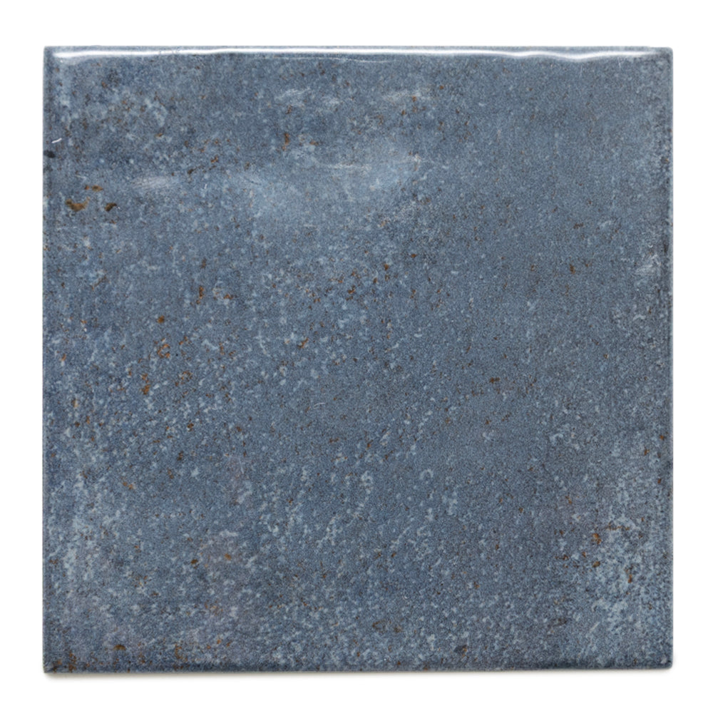 Vela 4"x4" Deep Royal Porcelain Glossy Tile