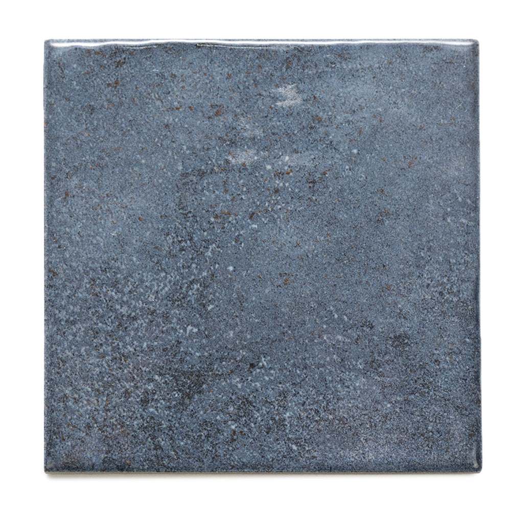 Vela 4"x4" Deep Royal Porcelain Glossy Tile