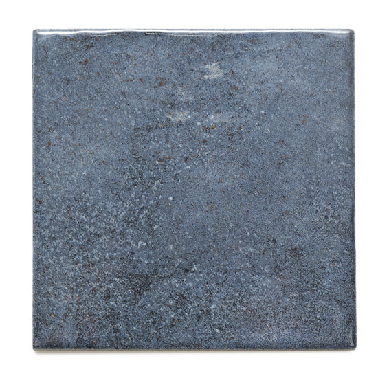 Vela 4"x4" Deep Royal Porcelain Glossy Tile