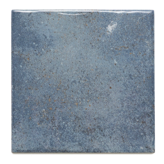Vela 4"x4" Deep Royal Porcelain Glossy Tile