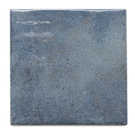 Vela 4"x4" Deep Royal Porcelain Glossy Tile