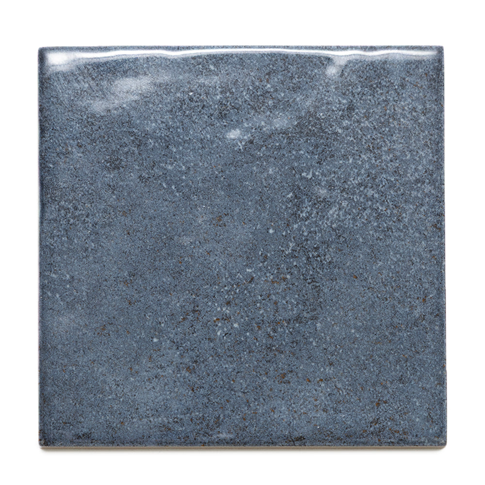 Vela 4"x4" Deep Royal Porcelain Glossy Tile