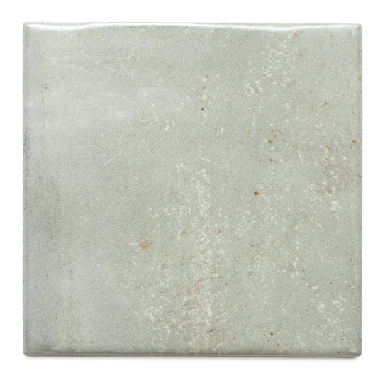 Vela 4" x 4" Green Field Porcelain Glossy Tile