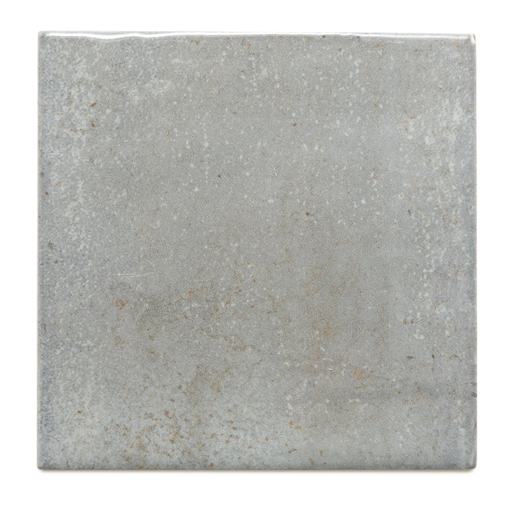 Vela 4" x 4" Moody Blue Porcelain Glossy Tile