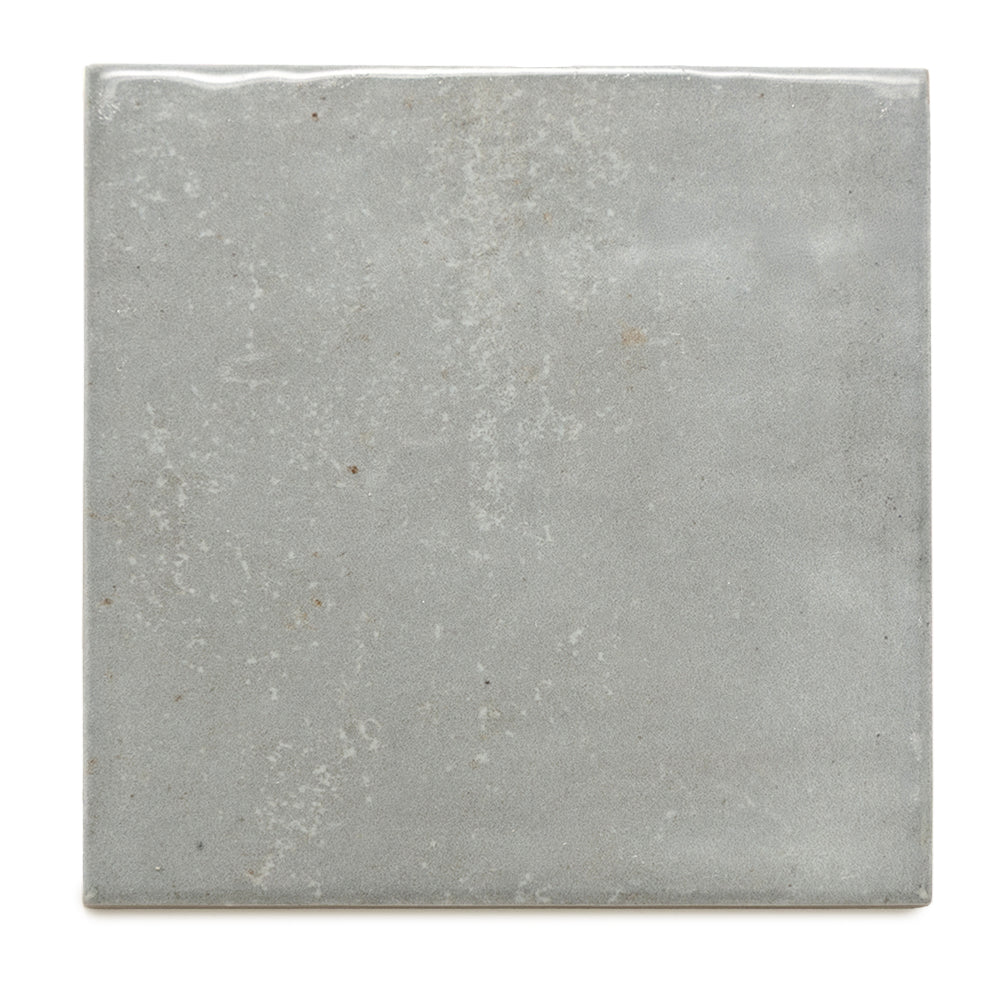 Vela 4" x 4" Moody Blue Porcelain Glossy Tile