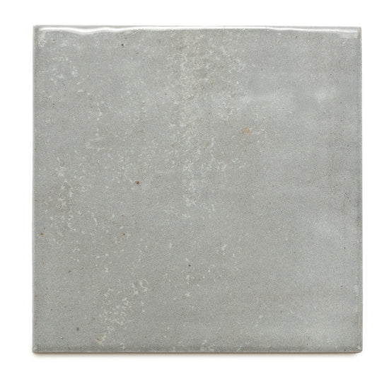Vela 4" x 4" Moody Blue Porcelain Glossy Tile