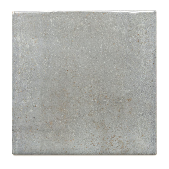 Vela 4" x 4" Moody Blue Porcelain Glossy Tile