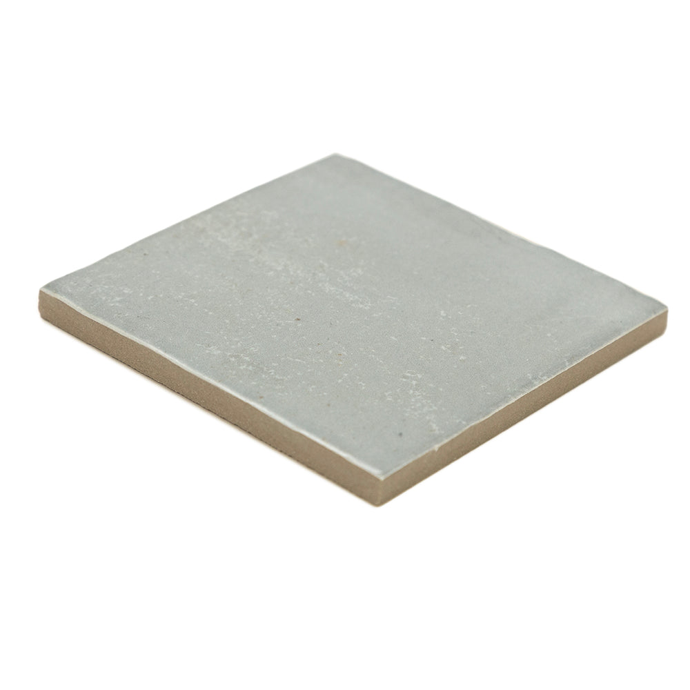 Vela 4" x 4" Moody Blue Porcelain Glossy Tile