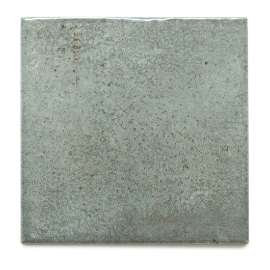 Vela 4" x 4" Oakmoss Porcelain Glossy Tile