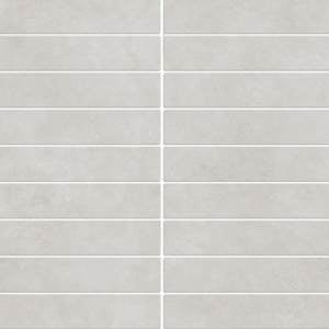 Foundry 1"x 6" Ceniza Porcelain Matte Mosaic