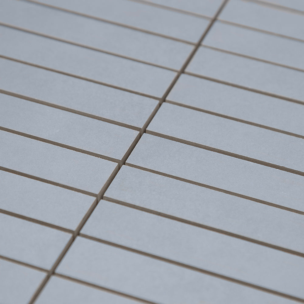 Foundry 1"x6" Denim Porcelain Matte Mosaic