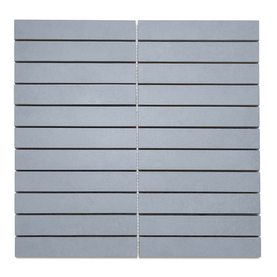 Foundry 1"x6" Denim Porcelain Matte Mosaic