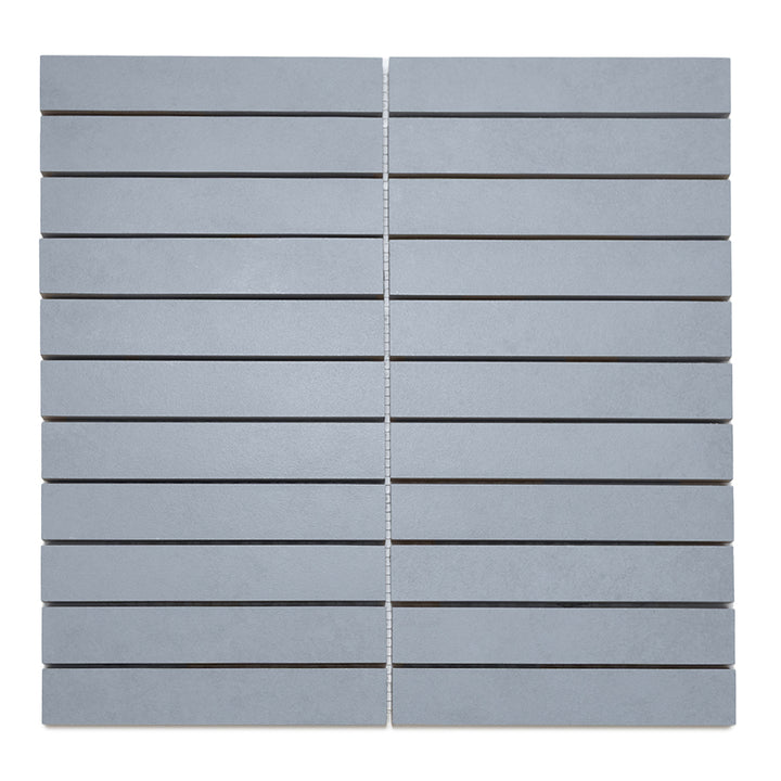 Foundry 1"x6" Denim Porcelain Matte Mosaic