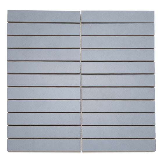 Foundry 1"x6" Denim Porcelain Matte Mosaic