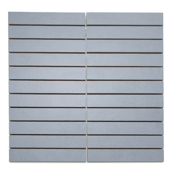 Foundry 1"x6" Denim Porcelain Matte Mosaic