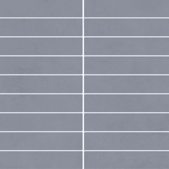 Foundry 1"x 6" Denim Porcelain Matte Mosaic