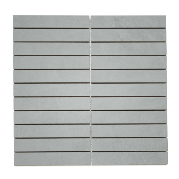 Foundry 1"x6" Salvia Porcelain Matte Mosaic