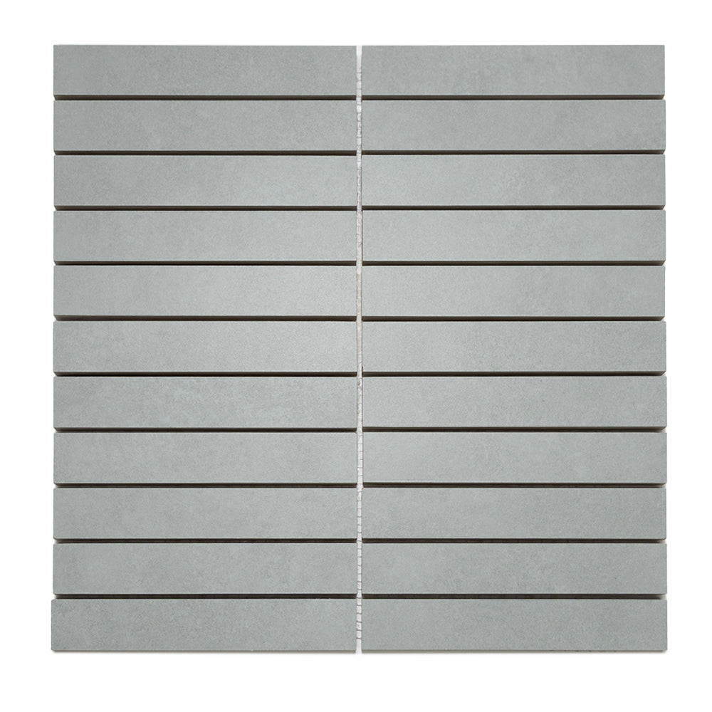 Foundry 1"x6" Salvia Porcelain Matte Mosaic