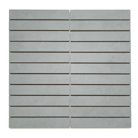 Foundry 1"x6" Salvia Porcelain Matte Mosaic