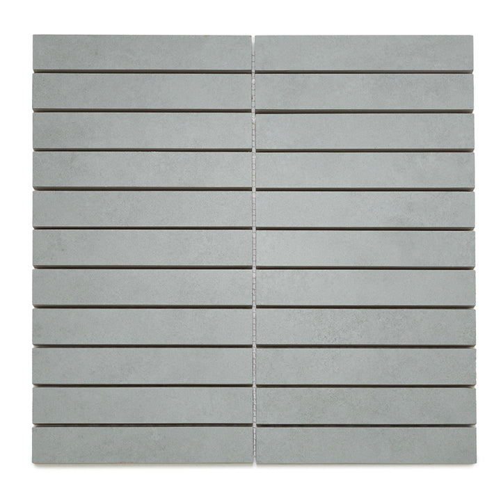 Foundry 1"x6" Salvia Porcelain Matte Mosaic