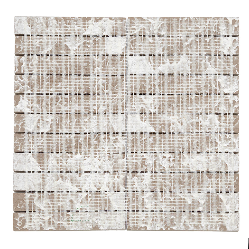 Foundry 1"x6" Salvia Porcelain Matte Mosaic