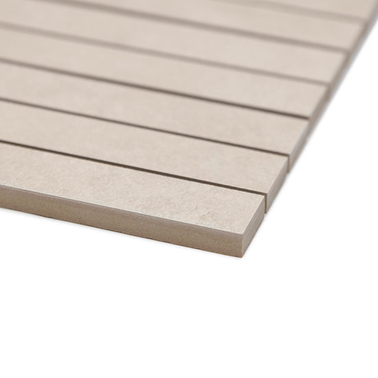 Foundry 1"x6" Taupe Porcelain Matte Mosaic