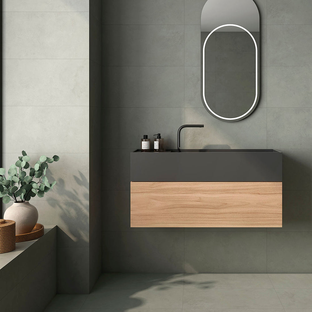 Foundry 12" x 24" Salvia Porcelain Matte Tile