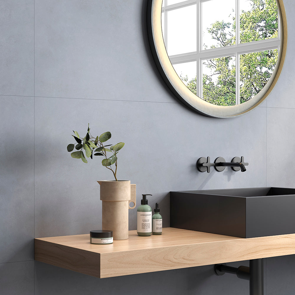 Foundry 24" x 48" Denim Porcelain Matte Tile