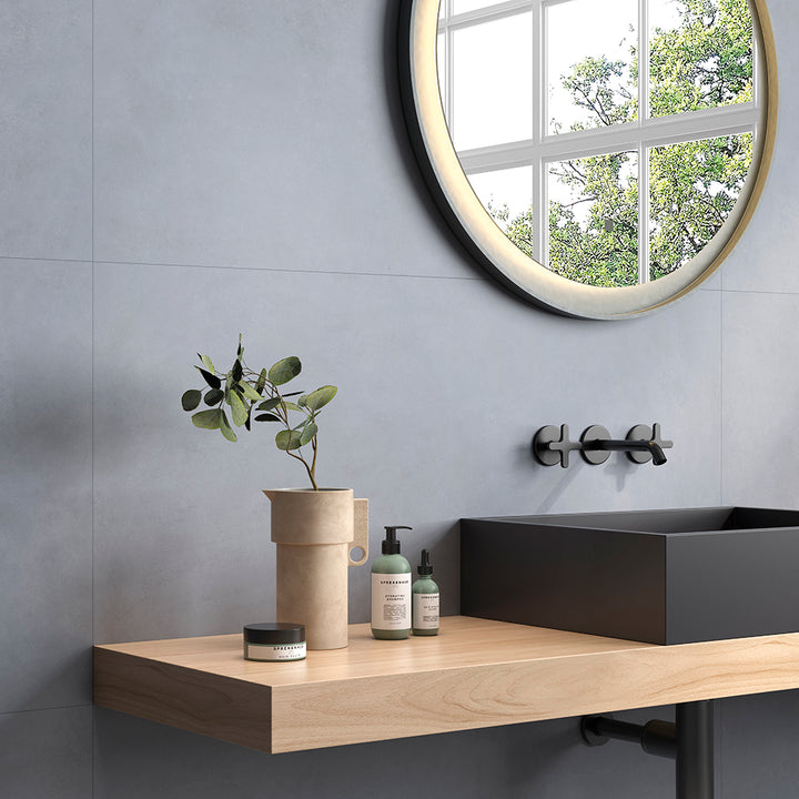 Foundry 24"x48" Denim Porcelain Matte Tile
