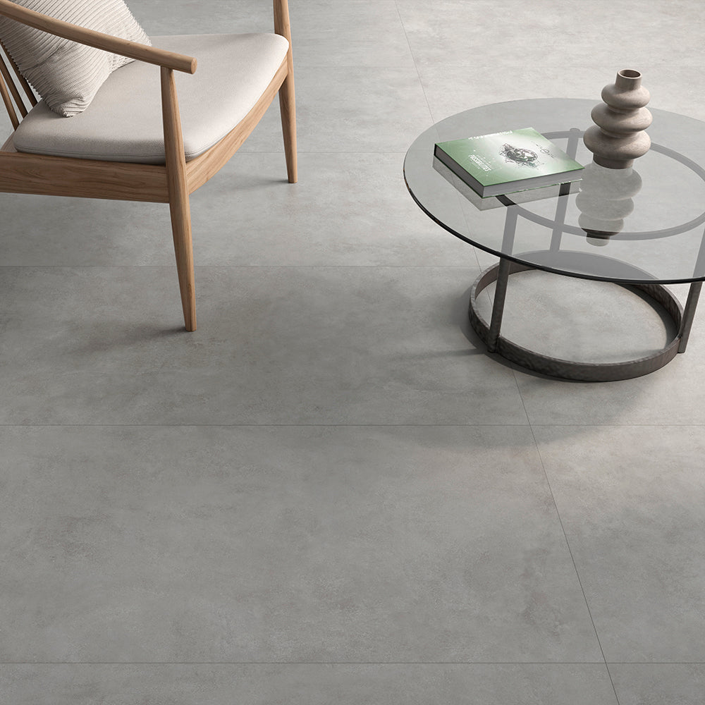 Foundry 24" x 48" Gris Porcelain Matte Tile