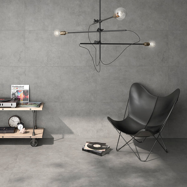 Foundry 24"x48" Gris Porcelain Matte Tile