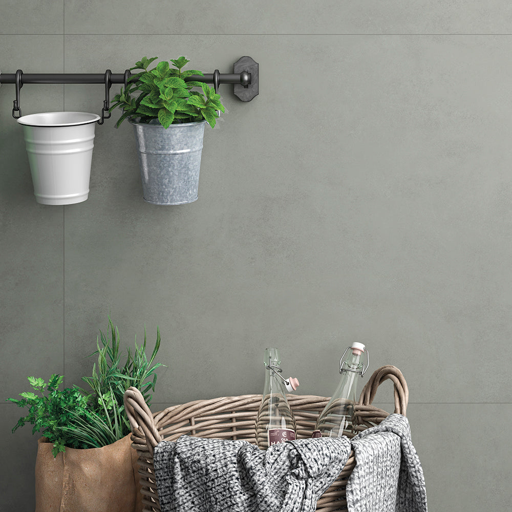 Foundry 24" x 48" Salvia Porcelain Matte Tile
