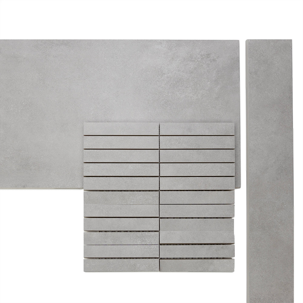 Foundry 3.5"x24" Porcelain Matte Bullnose