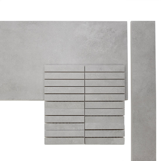 Foundry 3.5"x24" Porcelain Matte Bullnose