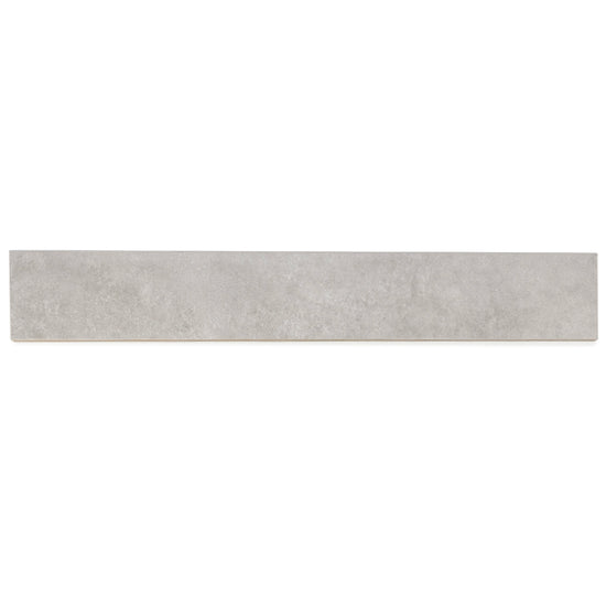 Foundry 3.5" x 24" Gris Porcelain Matte Bullnose
