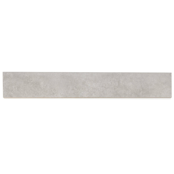 Foundry 3.5" x 24" Gris Porcelain Matte Bullnose