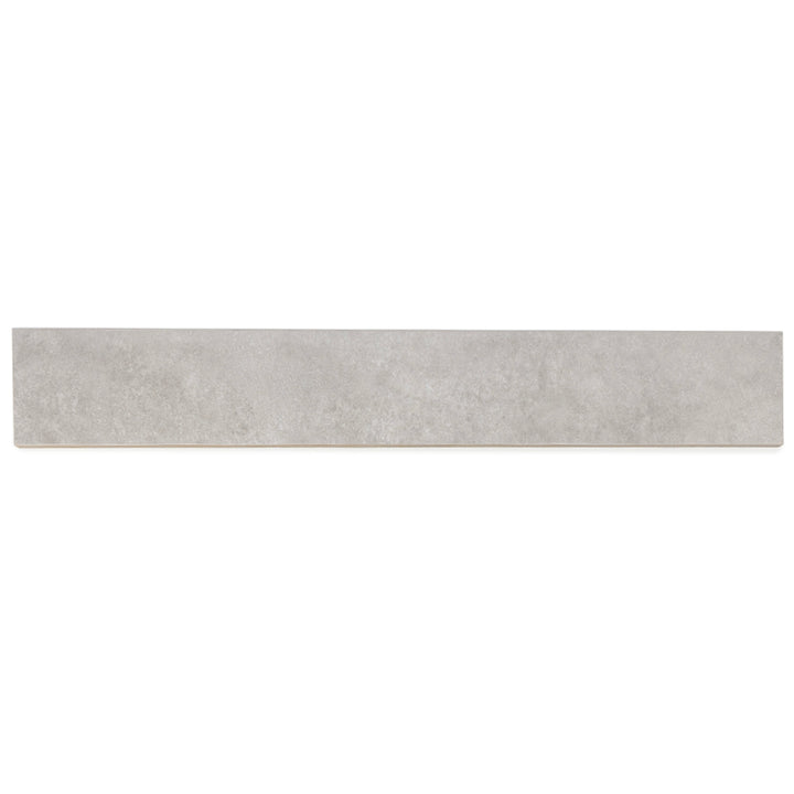 Foundry 3.5"x24" Gris Porcelain Matte Bullnose